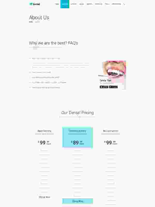 About Us – Dental Elementor Site