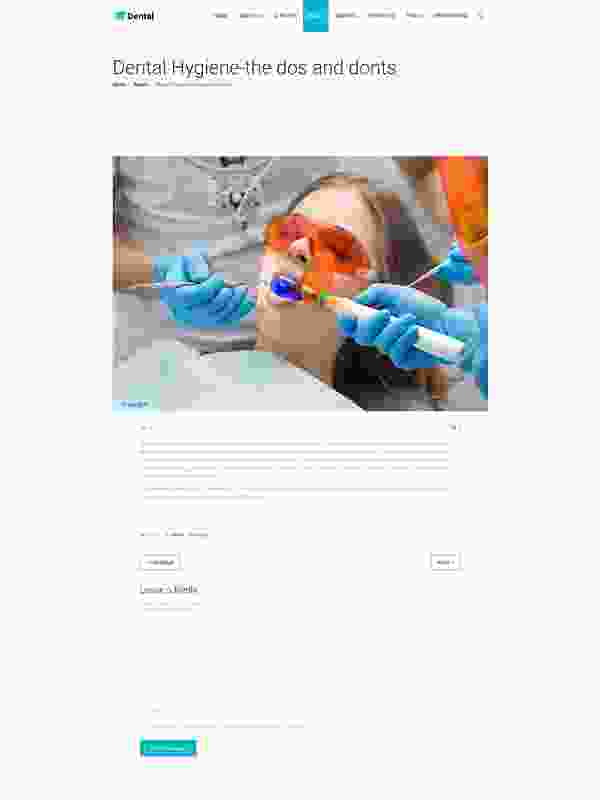 Blogs Details – Dental Elementor Site