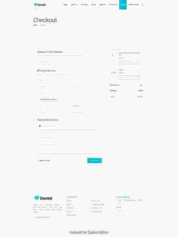Checkout – Dental Elementor Site