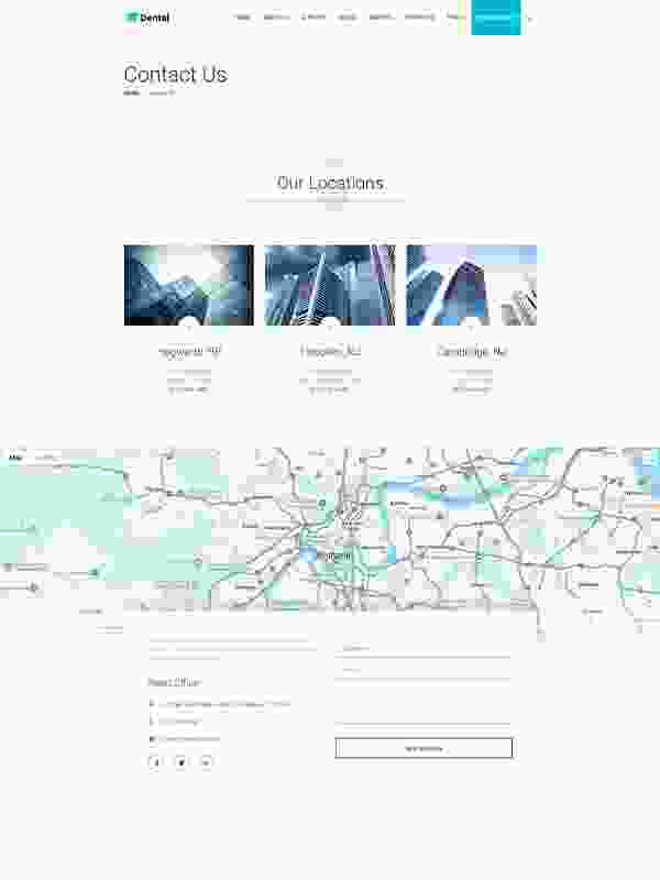 Contact Us – Dental Elementor Site
