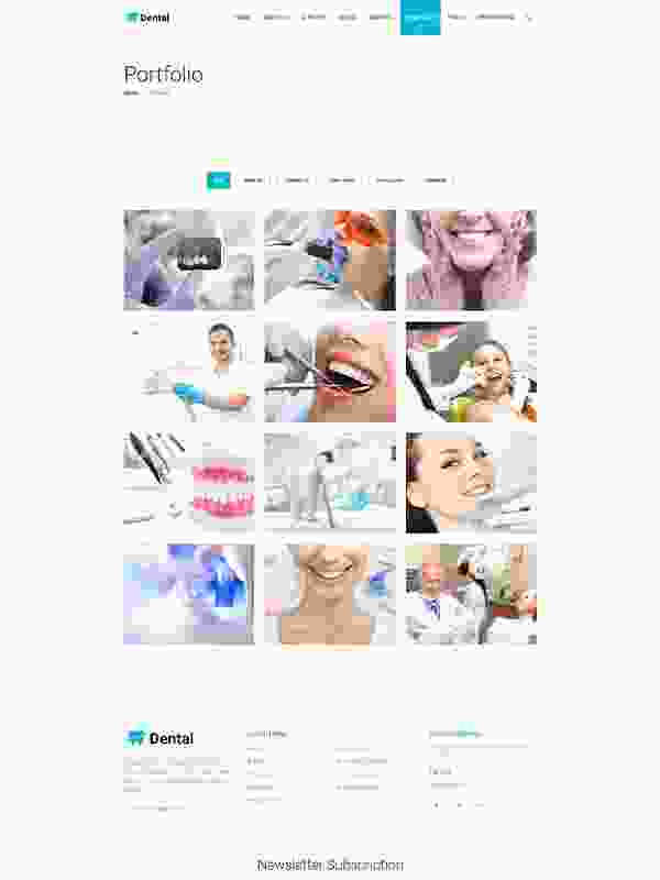 Portfolio – Dental Elementor Site