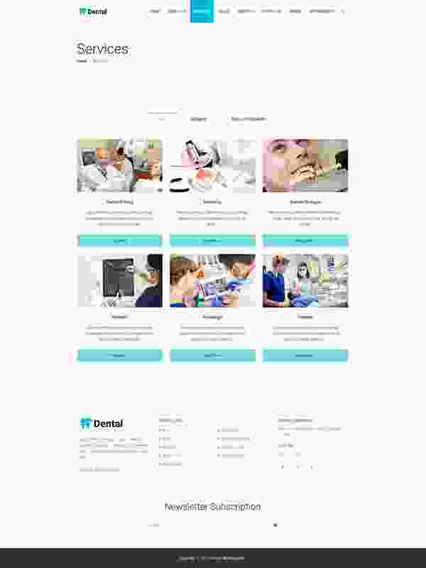 Services – Dental Elementor Site